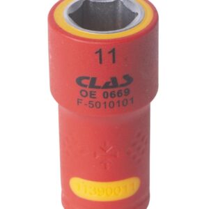 Douille isolée 1/4" 11mm - OE 0669 - CLAS Equipements