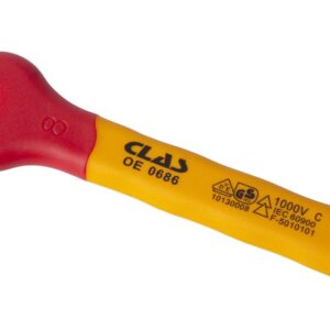 Clé plate isolée 8mm - OE 0686 - CLAS Equipements