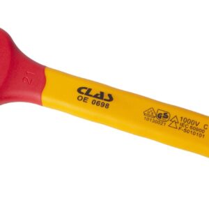 Clé plate isolée 21mm - OE 0698 - CLAS Equipements