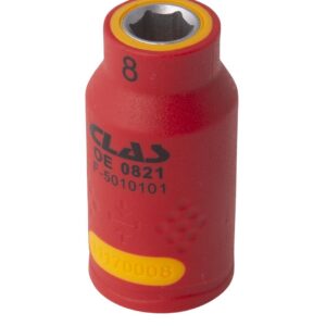 Douille isolée 3/8" 8mm - OE 0821 - CLAS Equipements