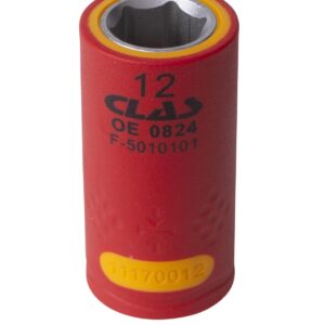 Douille isolée 3/8" 12mm - OE 0824 - CLAS Equipements