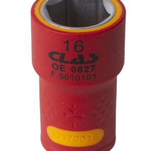 Douille isolée 3/8" 16mm - OE 0827 - CLAS Equipements