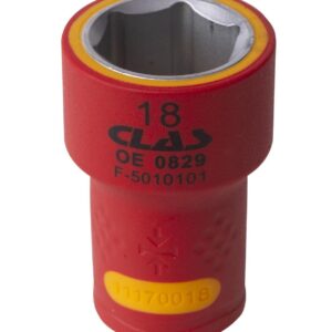 Douille isolée 3/8" 18mm - OE 0829 - CLAS Equipements
