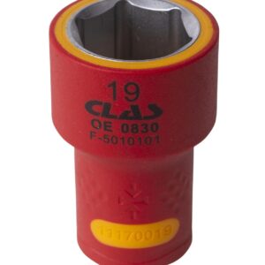 Douille isolée 3/8" 19mm - OE 0830 - CLAS Equipements
