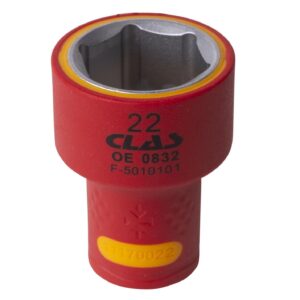 Douille isolée 3/8" 22mm - OE 0832 - CLAS Equipements