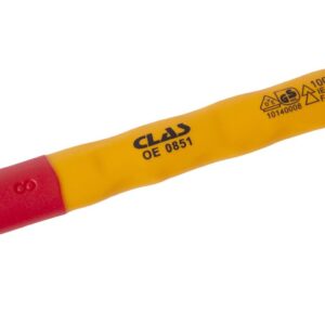 Clé à œil contre coudée isolée 12 pans 8mm - OE 0851 - CLAS Equipements