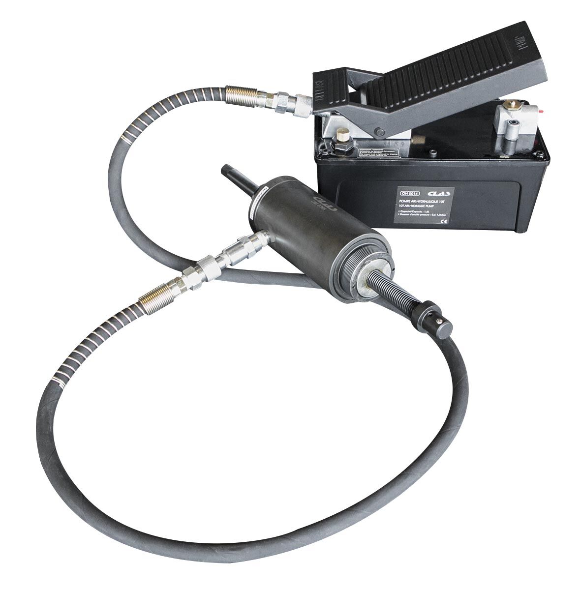 Pack extraction hydraulique 18t+pompe air hydraulique/flexible/raccordPack extraction hydraulique 18t+pompe air hydraulique/flexible/raccord - OM 9373 - CLAS Equipements