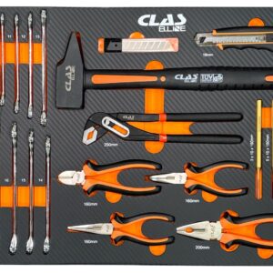Insert pinces, marteau et Clés (25pcs) - OS 1303BL - CLAS Equipements