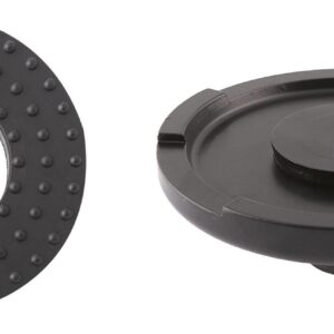 Semelle acier+tampon caoutchoucSemelle acier + tampon caoutchouc pour cric rouleur OH 5303, OH 5306 - SA 5368 - CLAS Equipements
