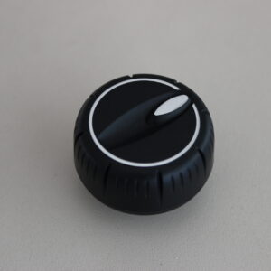 BOUTON VENTILATION CENTRALE CHROMÉE