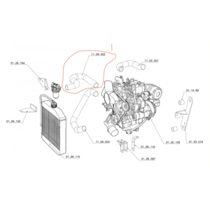 DURITE SUPERIEURE DE RADIATEUR