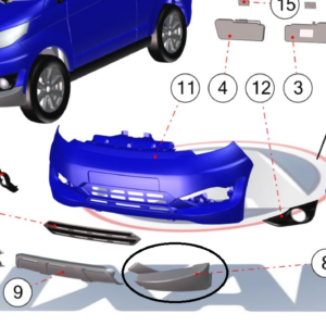 SABOT AVANT GAUCHE DE PARE CHOC AVANT