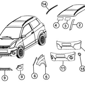 SABOT AVANT DROIT DE PARE CHOC AVANT