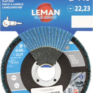 DISQUE A LAMELLES BOMBE D115 GRAIN 60 ZIRCONIUM - 115060ZB01 - LEMAN