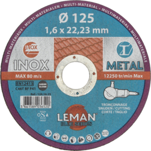 TRONCONNAGE MULTI-MATERIAUX 125X1.6X22.23 F41 - 124.16.25 - LEMAN