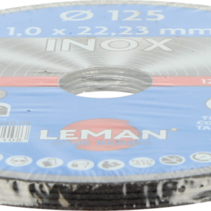 DISQUE TRONCONNAGE INOX 125X1.0X22.23 F41 LOT DE 5 - 1251049.05 - LEMAN