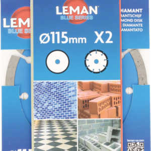 LOT 2 DISQUES DIAM 115X22.23 MAÇONNERIE/CARRELAGE - 2.6866115 - LEMAN