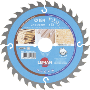LAME CIRC.HM BOIS D184X2.4X30 Z=32 ALT POS - 365.184.3032 - LEMAN