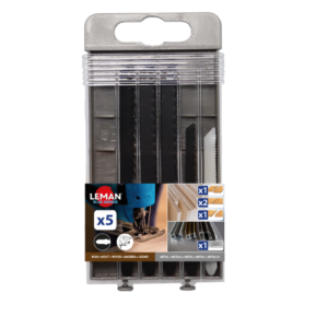 COFFRET 5 LS SAUTEUSE UNIVER 4 BOIS + 1 METAL - 8050.05 - LEMAN