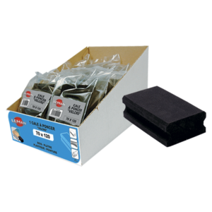 CALE A PONCER EN MOUSSE AUTO-AGRIP. 70X120 par 10 lots - 70120.20 - LEMAN
