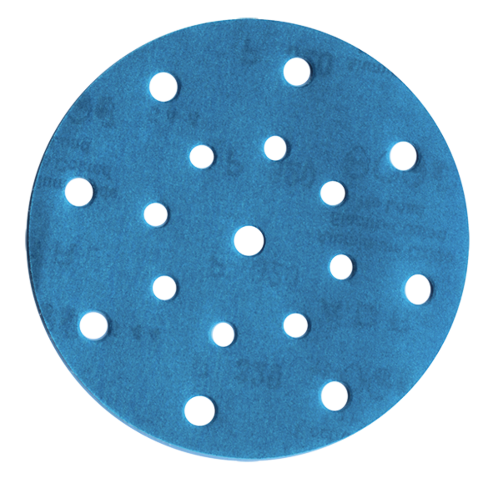 DISQUE AUTO-AGRIP. 8 TROUS D125 GR220 STEARATE - 125.08.221 - LEMAN – Image 2