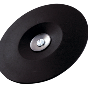 PLATEAU CAOUTCHOUC DISQUE FIBRE D125/TIGE DE 6 - 128.06 - LEMAN