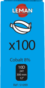 ETUI DE 10 LAMES BI METAL 300X13X0.65 10TPI - 51010 - LEMAN