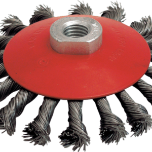 BROSSE CUVETTE D.100 M14 FIL 0.35 ACIER TORSADE - 510.035V - LEMAN