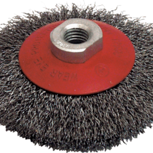 BROSSE CUVETTE D.100 M14 FIL 0.30 ACIER ONDULE - 520.100 - LEMAN