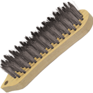 BROSSE FORME VIOLON 210X170X35 FIL ACIER DROIT MANUELLE - 710.202 - LEMAN
