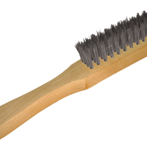 BROSSE MANCHE BOIS 295X145X25 FIL 0,35 ACIER DR MANUELLE - 720.292 - LEMAN