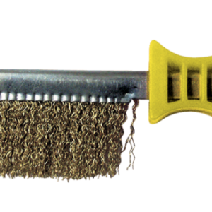 BROSSE DEMI-LUNE 265X140X25 FIL 0.30 LAITON ONDULE MANUELLE - 740.246 - LEMAN