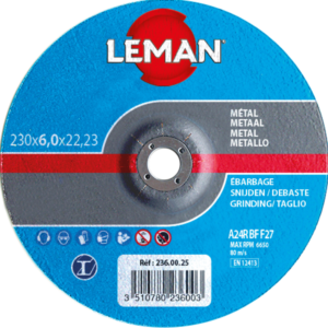 DISQUE EBARBAGE METAL 115X6.0X22.23 F27 - 116.00.25 - LEMAN
