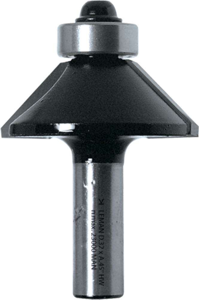 MECHE AFFLEUREUSE A CHANF 45° D45 LU20 Q6 /RLT HM - 4686.745.00 - LEMAN