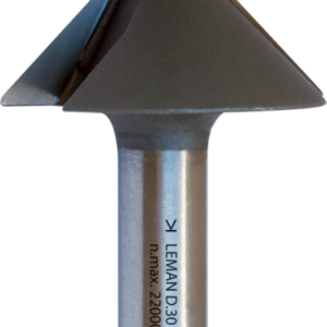MECHE AFFLEUR A CHANFREINER 10-45° D30 LT50 Q6/RLT Z=3 HM - 5686.745.00 - LEMAN