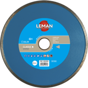 DISQUE DIAMANT JC CARRELAGE 115X22.23 HT5 Jante continue - 901154 - LEMAN