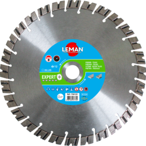 DISQUE DIAMANT SEGMENTS GRANIT - PIERRE NATURELLE 230X22,23 HT 12 - 730230 - LEMAN