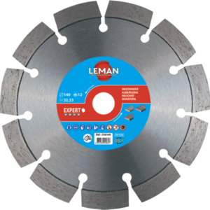 DISQUE DIAMANT SEGMENTS A RAINURER 140X22.23 HT 12 - 780140 - LEMAN