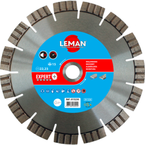 DISQ. DIAMANT SILENCIEUX BETON ARME 230X22.23 HT15 - 815230 - LEMAN