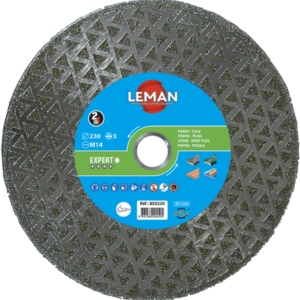 DISQUE DIAMANT JANTE CONTINUE 230X M14 HT3 Multimatériaux - 850230 - LEMAN