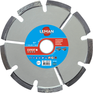 DISQUE DIAMANT SEGMENTS A DEJOINTER 125X22.23 HT 7 - 1250125 - LEMAN