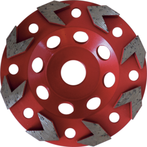 PLATEAU DIAMANT SPEED FLECHES 125X22.23 HT6 BETON - GRANIT - 2500125 - LEMAN