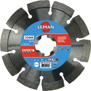 DISQUE DIAMANT SEGMENTS BETON ARME 115 XLOCK HT10 - XL710115 - LEMAN