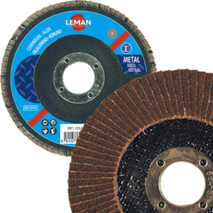 DISQUE A LAMELLES BOMBE 115 GRAIN 120 CORINDON - 115.120A - LEMAN