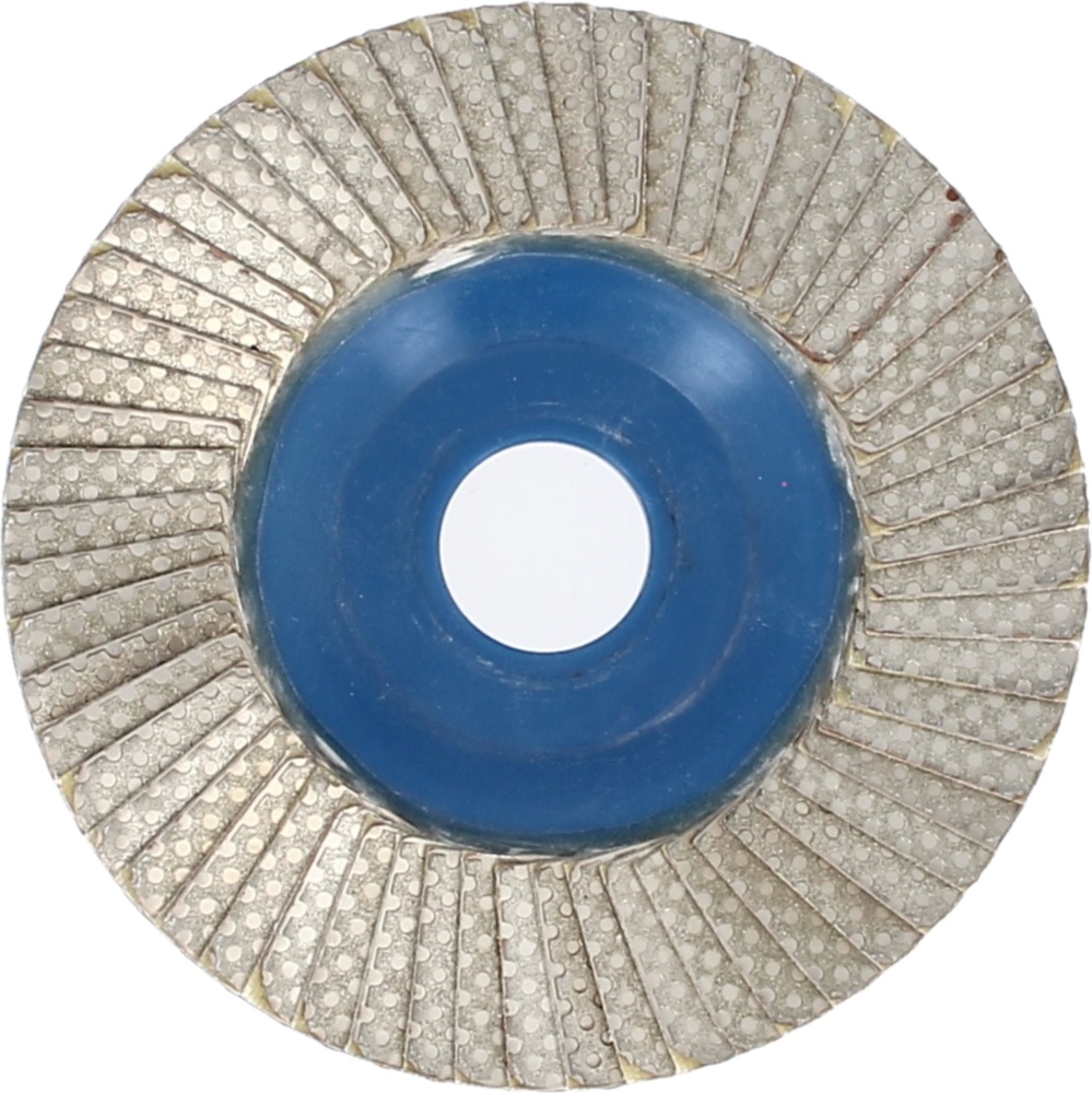 DISQUE LAMELLES FLEX. DIAMANTEES D115X22,23 GR60 ELECTROLYSE, SUPPORT PLASTIQUE - 5111506 - LEMAN – Image 2