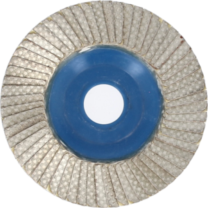 DISQUE LAMELLES FLEX. DIAMANTEES D115X22,23 GR200 ELECTROLYSE, SUPPORT PLASTIQUE - 5111520 - LEMAN