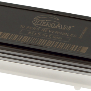 BOITE 10 FERS DE RABOT REVERS. CARBURE 80X5,9X1,2 - 142.781.10 - LEMAN