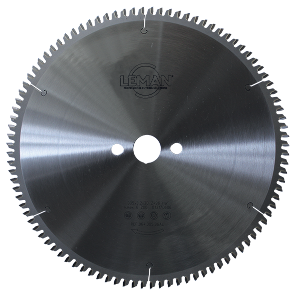 LAME CARBURE / PORTATIVE D.235X30X62Z TP N / ALU - 964.235.30AL - LEMAN