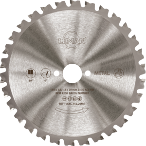 LAME CIRC HM FINE D185X30X1,9 36Z ALT POS METAL - 964C.185.30ME - LEMAN