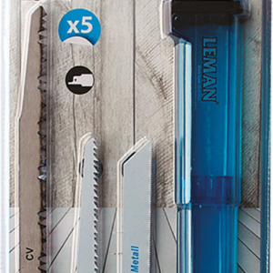 ASSORTIMENT 5 LAMES SCIE SABRE BOIS/METAL - 7750.05 - LEMAN